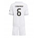 Real Madrid Eduardo Camavinga #6 Barnkläder Hemma matchtröja till baby 2025-26 Kortärmad (+ Korta byxor) Billigt